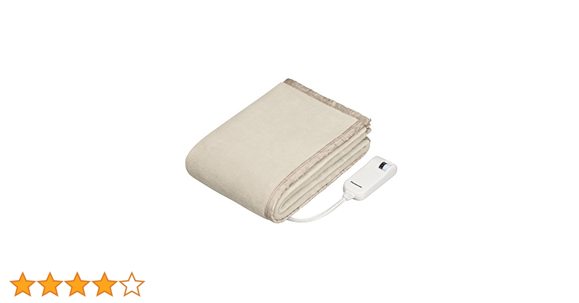 Amazon | パナソニック 電気しき毛布 シングル 160×85cm 丸洗い